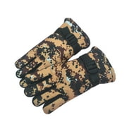 2-Pack, Kids Winter Warm Windproof Gloves Bulk Kids Cold Weather Outdoor Sports Kids Gloves Winter Gloves for Boys Girls s Ski Gloves Snow Gloves Ski Bills Mittens Gloves
